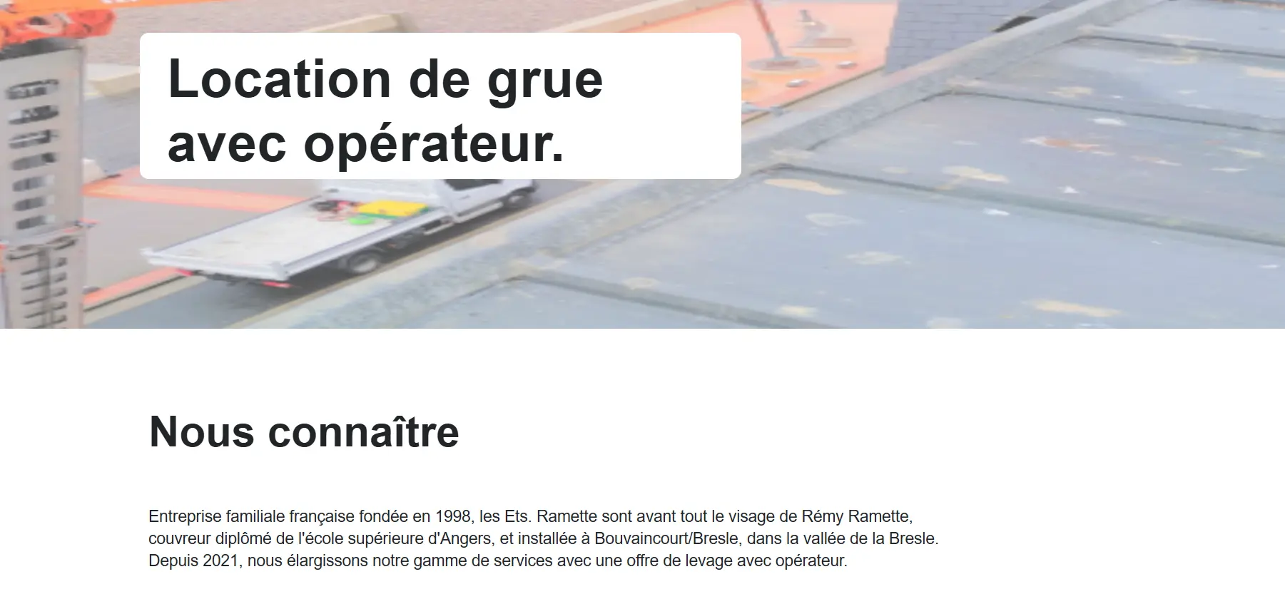 Création d'un site vitrine pour un artisan from scratch, optimisé SEO et responsive